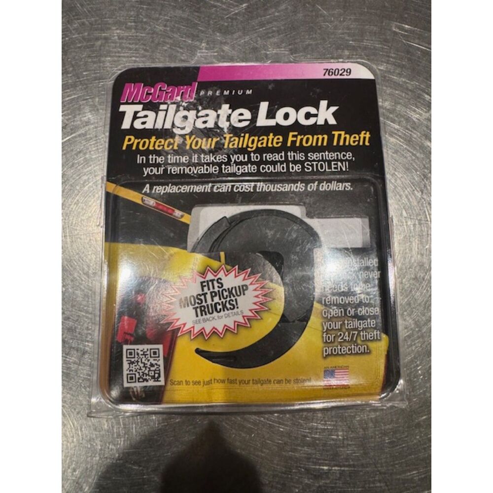 McGard 76029 TAILGATE LOCK UNIVERSAL Premium Truck Tailgate Theft Protection